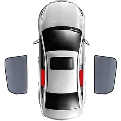 Abbildung von Auto Fenster Sonnenschutz für Ford Mondeo 2013 2014 2015 2016 2017 2018 2019 2020 2021 2022 2023, Vordere Hintere Seitenfenster UV Schutz Zubehör,2pcs Rear Window