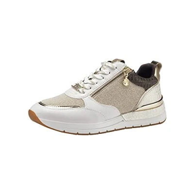 Abbildung von Tamaris Sneaker low ivory/gold, Damen, Größe: 38, Ivory/gold Schuhe
