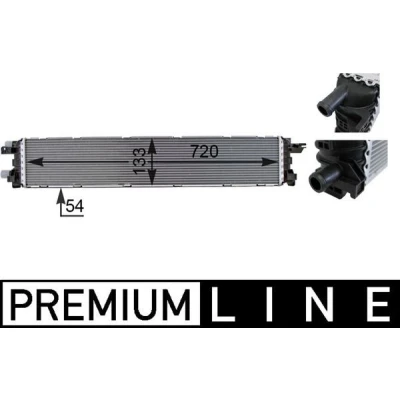 Abbildung von HELLA 8MK 376 701 151 Niedertemperaturkühler, Ladeluftkühler AUDI: A8 D4, A4 B8 Avant, A6 C7 Avant