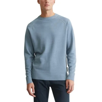 Abbildung von Marc O&#039;Polo Crewneck Raglan WAVE Ottoman Structure Strickpullover, Herren, Größe: XXL, Meltwater