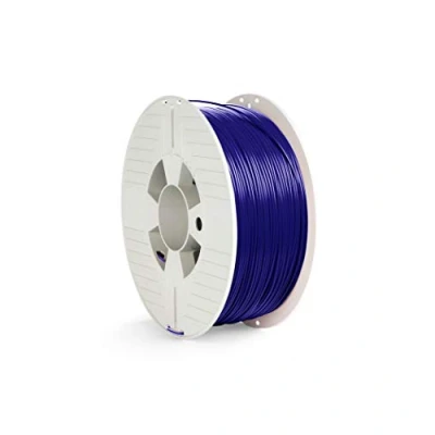 Abbildung von Verbatim PET G Filament 3D Druck, 1,75mm, 1kg, Polyethylenterephthalat Glykol zur Materialextrusion, für Drucker und Stift, aus G, blau