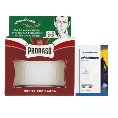 Abbildung von The Goodfellas&#039; smile Proraso Set Prebarba Creme, mehrfarbig + Aftershave Solo