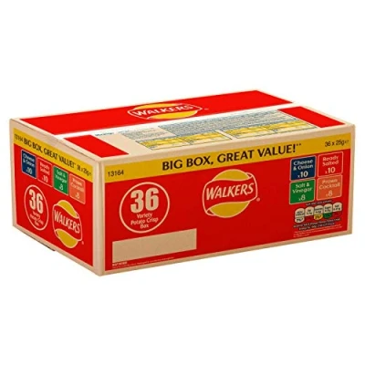 Abbildung von Walkers Crisps Variety Box 36 / x 25g