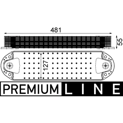 Abbildung von MAHLE ORIGINAL CLC 213 000P Ölkühler