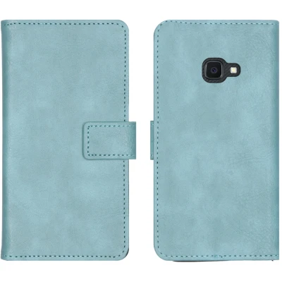 Abbildung von Samsung Galaxy Xcover 4S Hülle Kunstleder iMoshion Klapphülle Handyhülle Blau