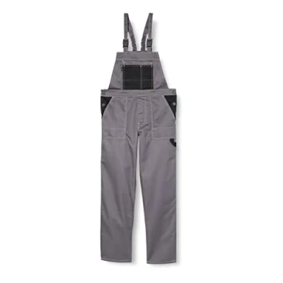 Abbildung von REIS MMSNB_54 Multi Master Schutzlatzhose Latzhose Herren, Arbeitslatzhosen Männer Grau Schwarz 54 Größe