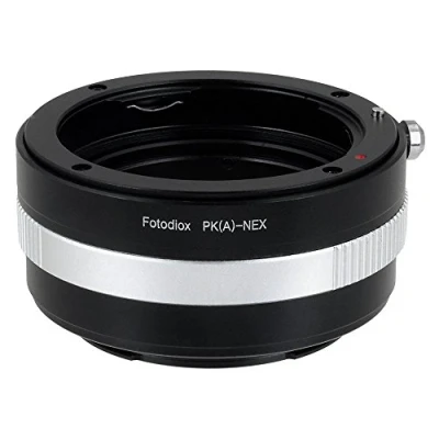 Abbildung von Fotodiox Lens Mount Adapter Compatible with Pentax K AF (KAF) Lenses on Sony E Cameras