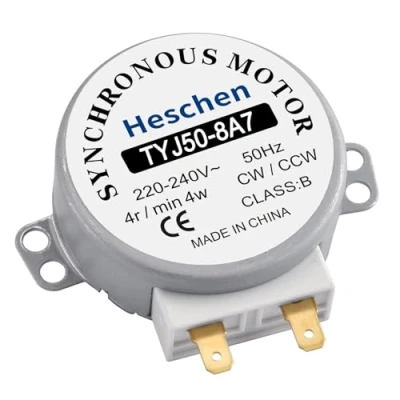 Abbildung von Heschen Synchronmotor TYJ50 8A7 220 240VAC 4R/Min CW/CCW 50Hz für Mikrowellenofen Drehtisch