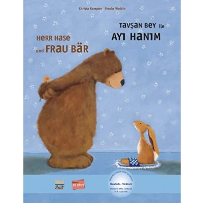 Abbildung von Herr Hase &amp; Frau Bär: Kinderbuch Deutsch Türkisch mit MP3 Hörbuch zum Herunterladen (Herr und Bär)