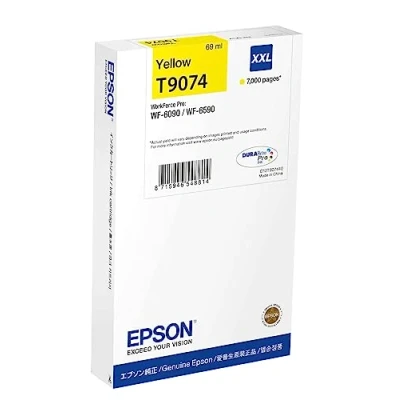 Abbildung von Epson C13T90744N T9074 XXL Original Tintenpatrone gelb 7.000 Seiten, 69 ml