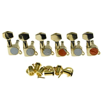 Abbildung von KAISH Northwest Guitars Stimmmechaniken für Stratocaster, goldfarben, 6 Stück