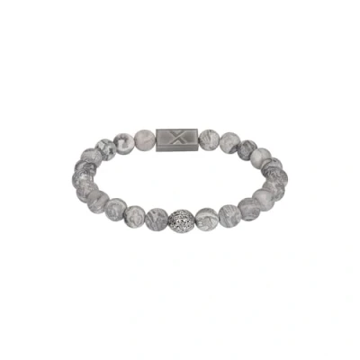Abbildung von iXXXi MEN Armband ASTON grau matt