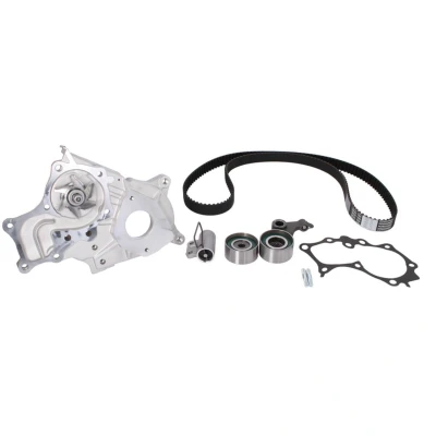 Abbildung von HEPU PK77692 Wasserpumpe + Zahnriemensatz mit Spanndämpfer, Spannrolle 178 TOYOTA: Avensis II Kombi, Schrägheck, Limousine