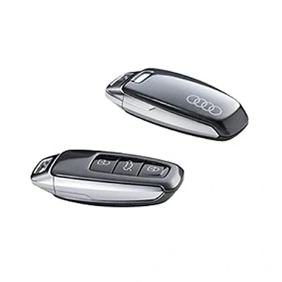 Abbildung von Audi 4N0071208AZ7S Schlüsselblende Cover, mit Ringe Logo, nur für Schlüssel 8Y0959754 4N0959754 (daytonagrau)