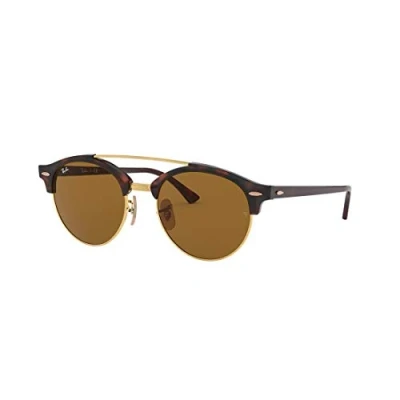 Abbildung von Ray Ban MOD. 4346 Sonnenbrille Rund 51, Braun