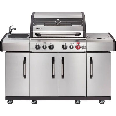 Abbildung von Enders® Gasgrill Kansas II Pro 4 SIK Turbo Gas Grill Brenner Edelstahl