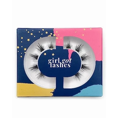 Abbildung von GirlGotLashes Mini Boxen Star Gazer Wimpernextensions für Zuhause 1 Wimpern Paar Fake Lashes mit 5 7 Tagen Halt Vegan Handgemacht