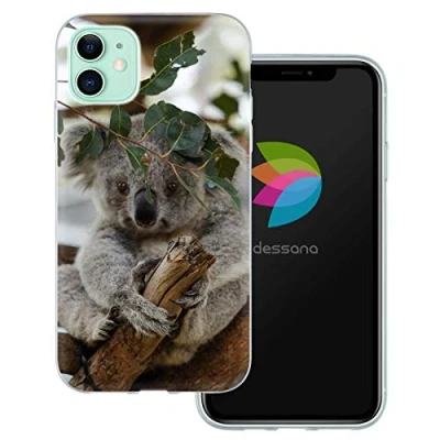 Abbildung von dessana Koala transparente Schutzhülle Handy Case Cover Tasche für Apple iPhone 11 Beuteltier