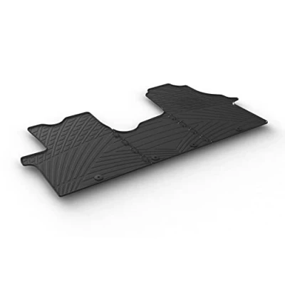 Abbildung von Gledring 0927 Fußmattensatz Gummi hinten 3 schwarz 750mm 550mm RENAULT: Trafic Kastenwagen, Bus, OPEL: Vivaro B Combi