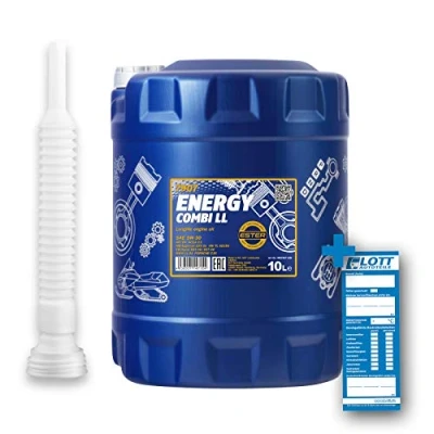 Abbildung von MANNOL 10L MOTORÖL Energy Combi LL 5W 30 + AUSLAUFSCHLAUCH