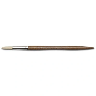 Abbildung von Winsor &amp; Newton 5010512 synthetischer Künstler Ölpinsel mit hoher Elastizität Lebensdauer, ergonomischer Stiel für Ölfarben und Alkydfarben Rundpinsel Nr. 12