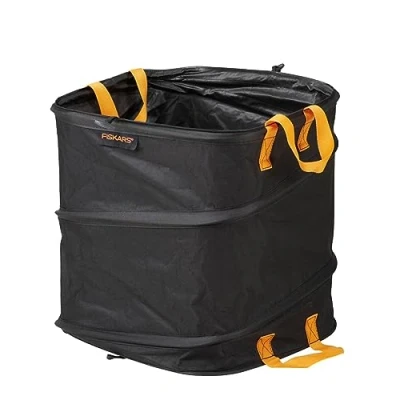 Abbildung von Fiskars Gartensack Ergo Pop Up 73 L, für Laub, Gartenabfälle, l