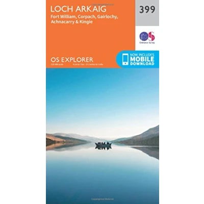 Abbildung von Loch Arkaig Fort William and Corpach (OS Explorer Map, Band 399)