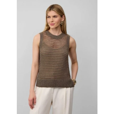 Abbildung von s.Oliver Black Label Top, Damen, Größe: 38, Sandstein