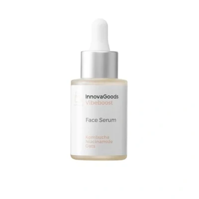 Abbildung von InnovaGoods Gesichtsserum, 30 ml, mit Kombucha Extrakt, Niacinamid, Hyaluronsäure, Ringelblume &amp; Hafer, feuchtigkeitsspendendes Gesichtsserum für Damen, revitalisiert, verbessert die Elastizität,