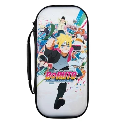 Abbildung von Konix Boruto Naruto Next Generations Schutz und Transporthülle World Nintendo Switch, Switch Lite OLED Konoha Motiv