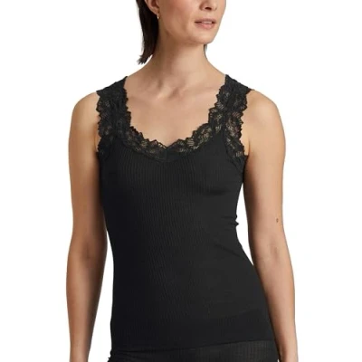 Abbildung von CALIDA Silky Wool Joy Top ohne Arm Damen, aus Wolle Seide, Feinripp, temperaturausgleichend und geruchsneutralisierend