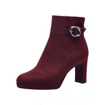 Abbildung von Tamaris High Heel Stiefelette, Damen, Größe: 40, Merlot Schuhe