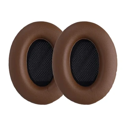 Abbildung von kwmobile 2X Ohrpolster kompatibel mit Bose Quietcomfort Polster Kopfhörer aus Kunstleder für Over Ear Headphones