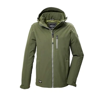 Abbildung von G.I.G.A. DX Herren Softshelljacke/Outdoorjacke mit abzippbarer Kapuze GW 29 MN SFTSHLL JCKT, dunkeloliv, L, 41866 000