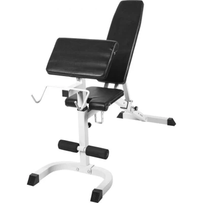 Abbildung von GORILLA SPORTS Hantelbank Rückenlehne und Sitz Verstellbar, 250kg Schrägbank, Trainingsbank, (1 tlg)