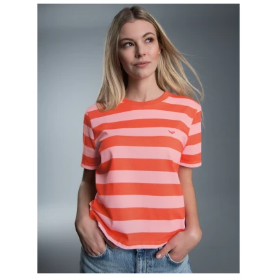 Abbildung von Trigema T Shirt &quot;TRIGEMA Heavy Oversized mit Ringelmuster&quot;, (1 tlg.)