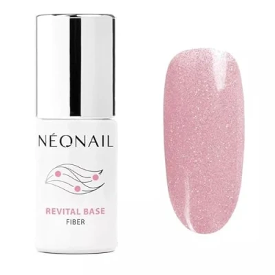 Abbildung von NÉONAIL UV Nagellack Base Coat Gel Revital Fiber Blinking Cover Pink Unterlack Für Nägel Lack Modeling 7,2 ml
