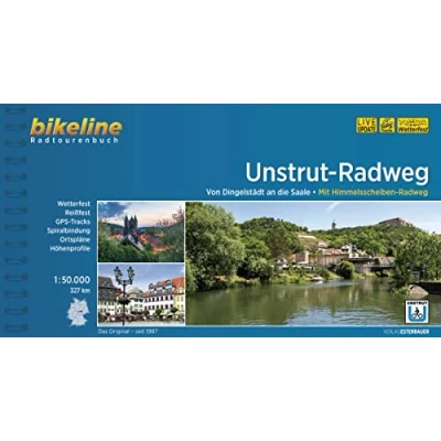 Abbildung von Unstrut Radweg: Von Dingelstädt an die Saale. Mit Himmelsscheiben Radweg. 327 km, 1:50.000, wetterfest/reißfest, GPS Tracks Download, LiveUpdate (Bikeline Radtourenbücher)