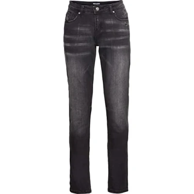 Abbildung von Spirit Motors Slim Mid Miley Damen Jeans schwarz 36/32