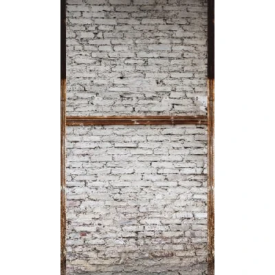 Abbildung von living walls Fototapete &quot;The Wall&quot;, Steinoptik urban Motiv, Vintage Tapete Tapeten modern Design Wandtapete