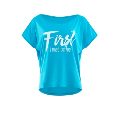 Abbildung von Winshape MCT002 Ultra Light Tshirt print, Damen, Größe: XXL, Sky blue/glitter/white