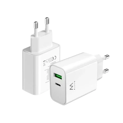 Abbildung von USB C Ladegerät, Ewent Ladegerät für iPhone 15/14/13/12/11/Pro/Max/Mini/SE/X/XR/XS/8/7, iPad Pro/Air, Air/Pods Pro, Samsung Galaxy Note, Huawei, XiaoMi etc., 2 Port, 30W Typ Super Schnell