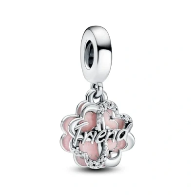 Abbildung von Pandora Bead Charm Kleeblatt Freund 792245C01 Silber