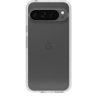 Abbildung von OtterBox Symmetry Clear Hülle für Google Pixel 9 Pro XL, sturzsicher, schützende dünne Hülle, 3X getestet nach Militärstandard, Transparent, Keine Einzelhandelsverpackung