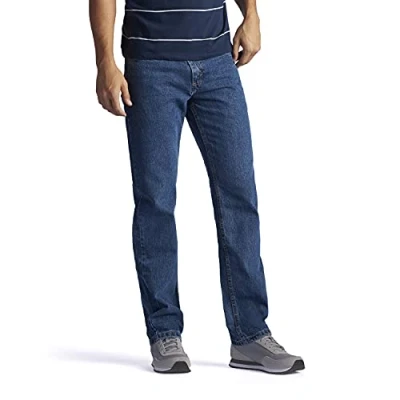 Abbildung von Lee Herren Jeans mit geradem Bein, Mittel Stonewashed, 34W / 34L