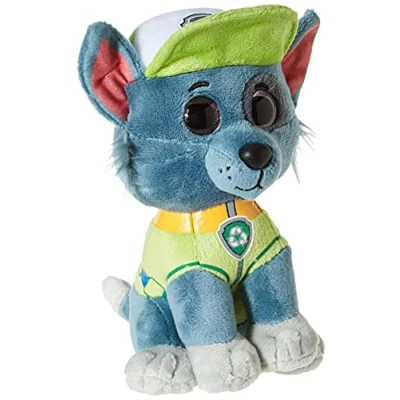 Abbildung von TY 41212 Paw Patrol, Rocky mit glitzer Augen, 15 cm, Graugrün