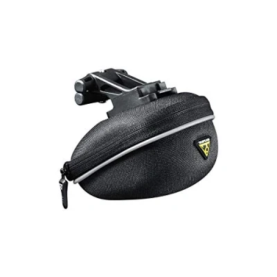 Abbildung von Topeak Satteltasche Pro Pack, w/Fixer F25, Black, 14x8.5x9 cm, 0.43 L