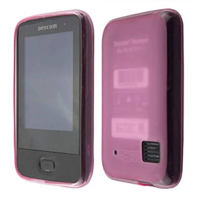 Abbildung von caseroxx TPU Hülle kompatibel mit Dexcom G6 Receiver, Handy Tasche (TPU in pink)