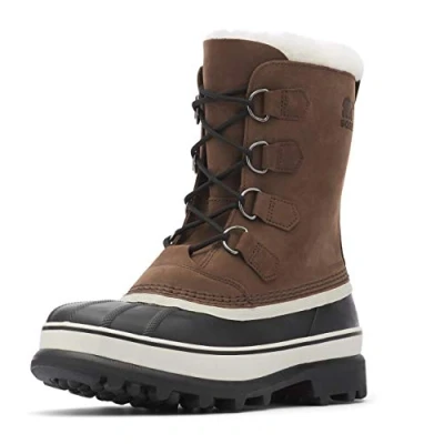Abbildung von Sorel Caribou wasserdichte Schneestiefel für Herren, Braun (Bruno), 48 EU