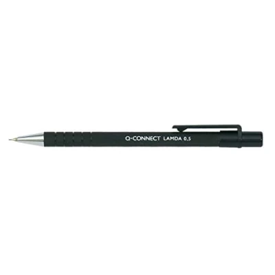 Abbildung von Q Connect KF00675 Druckbleistift Lamda, 0,5 mm, ohne Härtegradkennzeichnung, schwarz